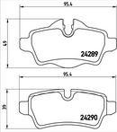 Brembo Brake Pad Set - P06052X