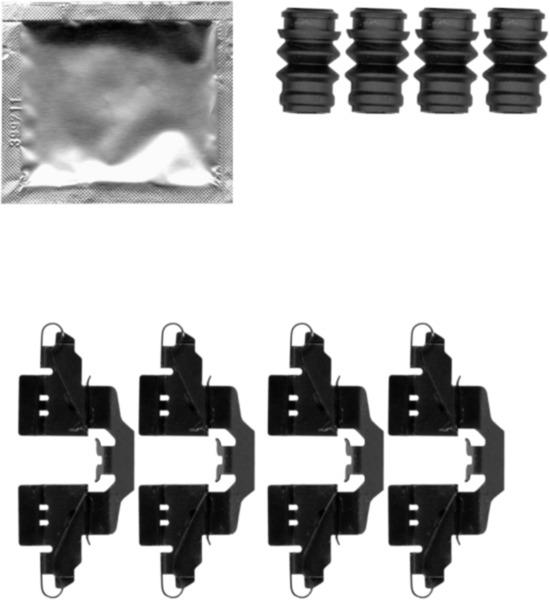Textar Brake Pad Fitting Kit - 82509700