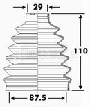 Borg & Beck Cv Joint Boot Kit Part No -BCB6111