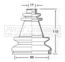First Line Cv Joint Boot Kit Part No -FCB2502