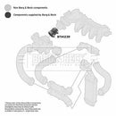 Borg & Beck Turbo Hose Part No -BTH1239