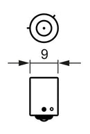 Bosch Pure/Lt H21 12V 21W Bay9S Trade Pk Part No - 1987302264
