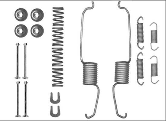 Mintex Rear Brake Fitting Kit  - MBA853 fits Toyota