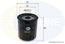 Comline Oil Filter - EOF312