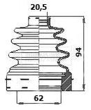 Borg & Beck Cv Joint Boot Kit Part No -BCB6146