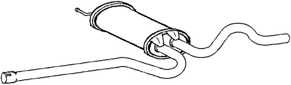 Klarius VW521V - Box With Centre Pipe