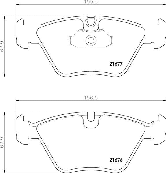 Mintex Brake Pad Set fits -BMW MDB1817 (also fits other vehicles)