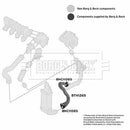 Borg & Beck Turbo Hose Part No -BTH1265