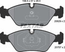 Textar Brake Pad Set - 2062902