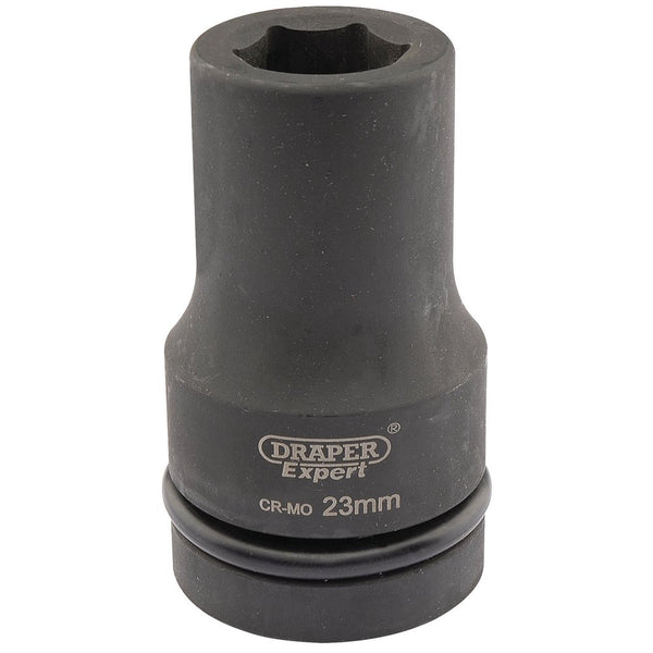 Expert HI-TORQ 6 Point Deep Impact Socket, 1" Sq Dr, 23mm