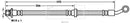 Borg & Beck Brake Hose Part No -BBH7603