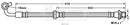Borg & Beck Brake Hose Part No -BBH7600