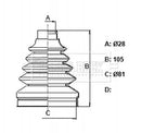 Borg & Beck Cv Joint Boot Kit Part No -BCB6377