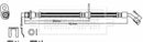 Borg & Beck Brake Hose Part No -BBH8511