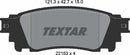 Textar Brake Pad Set - 2215301