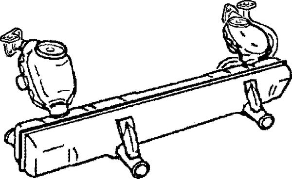 Klarius VW15J - Box With Tail Pipe  - Fits Volkswagen Beetle 1.1,1.3,1.6