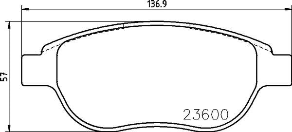 Mintex Brake Pad & Disc Kit fits -Citroën Peugeot MDK0191 (also fits other vehicles)
