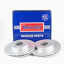 Borg & Beck Brake Disc Pair Part No -BBD4135