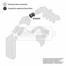 Borg & Beck Turbo Hose Part No -BTH1247