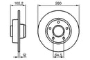 Bosch Brake Disc > Single Bd981 Part No - 0986479144