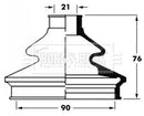 Borg & Beck Cv Joint Boot Kit Part No -BCB6062