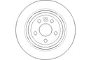 Disctech Brake Disc - Fits Alfa romeo, Land rover - ABD3215 - Rear Axle