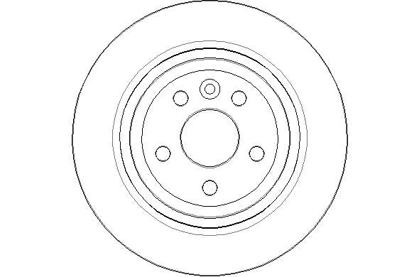 Disctech Brake Disc - Fits Alfa romeo, Land rover - ABD3215 - Rear Axle