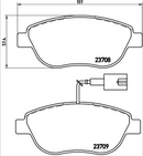 Brembo Brake Pad Set - P23137
