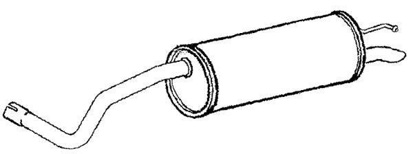 Klarius SK123H - Box With Tail Pipe
