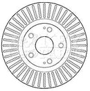 Key Parts Brake Disc Pair Part No -KBD4605