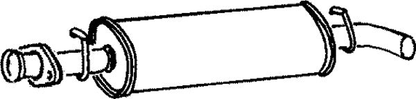 Klarius LR156T - Box With Centre Pipe  - Fits Land Rover Discovery 3.9i