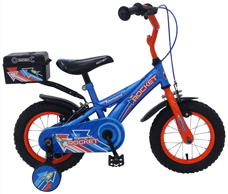 Kids Townsend 12" Rocket Bike with Tool Box