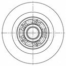 Borg & Beck Brake Disc Single Part No -BBD6167S