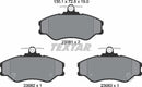Textar Brake Pad Set - 2308101