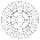 Borg & Beck Brake Disc Pair Part No -BBD4481
