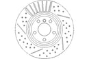 Disctech Brake Disc - Fits Bmw, Ford - ABD3340 - Rear Axle