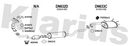 Klarius DN632D - Box With Centre Pipe  - Fits Nissan Primera 2.0i