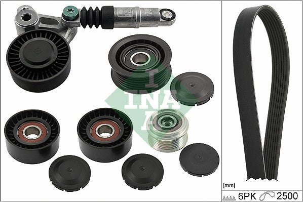 INA V-Ribbed Belt Set - Part No - 529047220