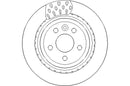 Disctech Brake Disc - Fits Volvo - ABD3100 - Rear Axle