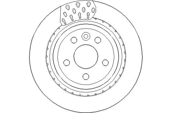 Disctech Brake Disc - Fits Volvo - ABD3100 - Rear Axle