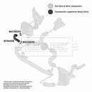 Borg & Beck Turbo Hose Part No -BTH1428