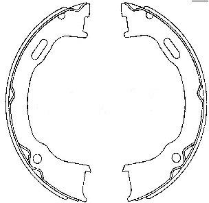 Mintex Brake Shoes fits -Jeep MFR747 (also fits other vehicles)