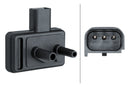 HELLA 6PP 009 409-461 Sensor, exhaust pressure - 3-pin connector - Bolted