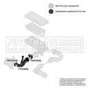 First Line Air Filter Hose Part No -FTH1453