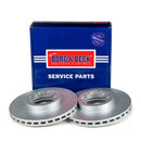 Borg & Beck Brake Disc Pair Part No -BBD4562