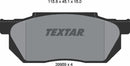 Textar Brake Pad Set - 2095901