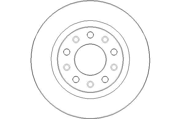 Disctech Brake Disc - Fits Alfa romeo, Mazda - ABD3229 - Rear Axle
