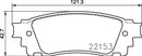 Mintex Brake Pad Set fits -Lexus Toyota MDB3787 (also fits other vehicles)