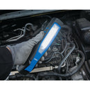 COB/SMD LED Rechargeable Inspection Lamp - 10W - 1 -000 Lumens - Blue - 1 x USB Cable - 1 x Charger