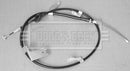 Borg & Beck Brake Cable- LH Rear -BKB3122